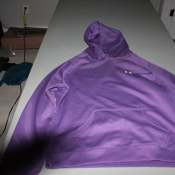 Purple Under Armour Hoodie Size Medium - Picture 1 of 3